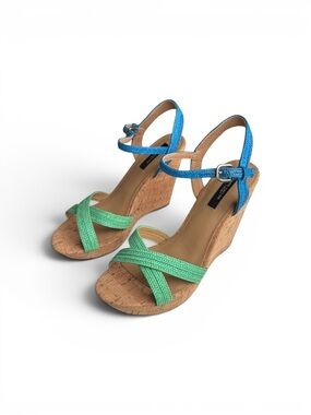 Ann Taylor Cork Wedges NIB